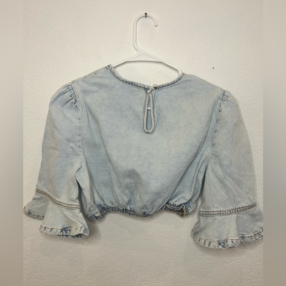 WeWoreWhat Denim Cropped - Picture 4 of 10